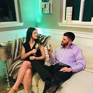 Justin and Ana's engagement party.