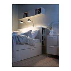 BRIMNES				Headboard with storage compartment, white