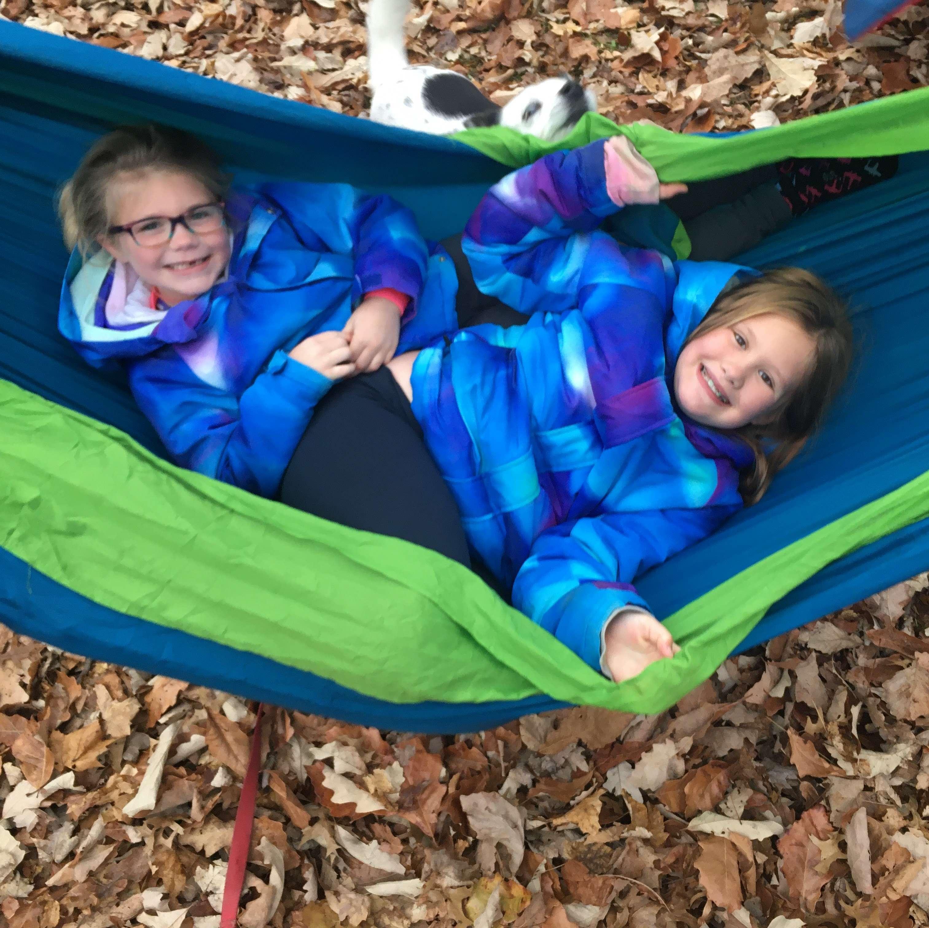 We love to hammock.