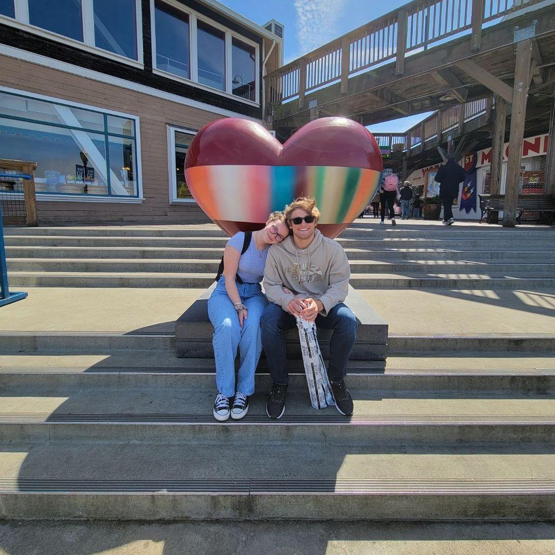 Our first trip to San Francisco together.