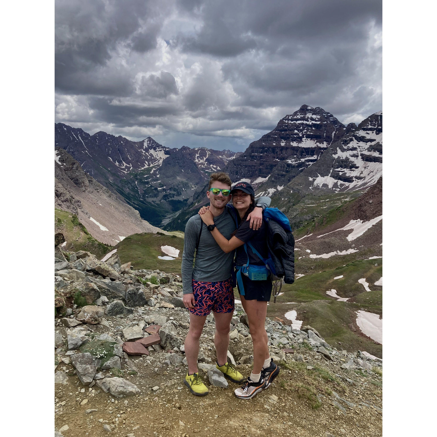 Big hike in Maroon Bells, Colorado