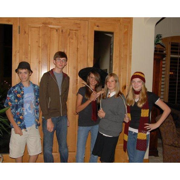 Going to see the last Harry Potter movie together at midnight!