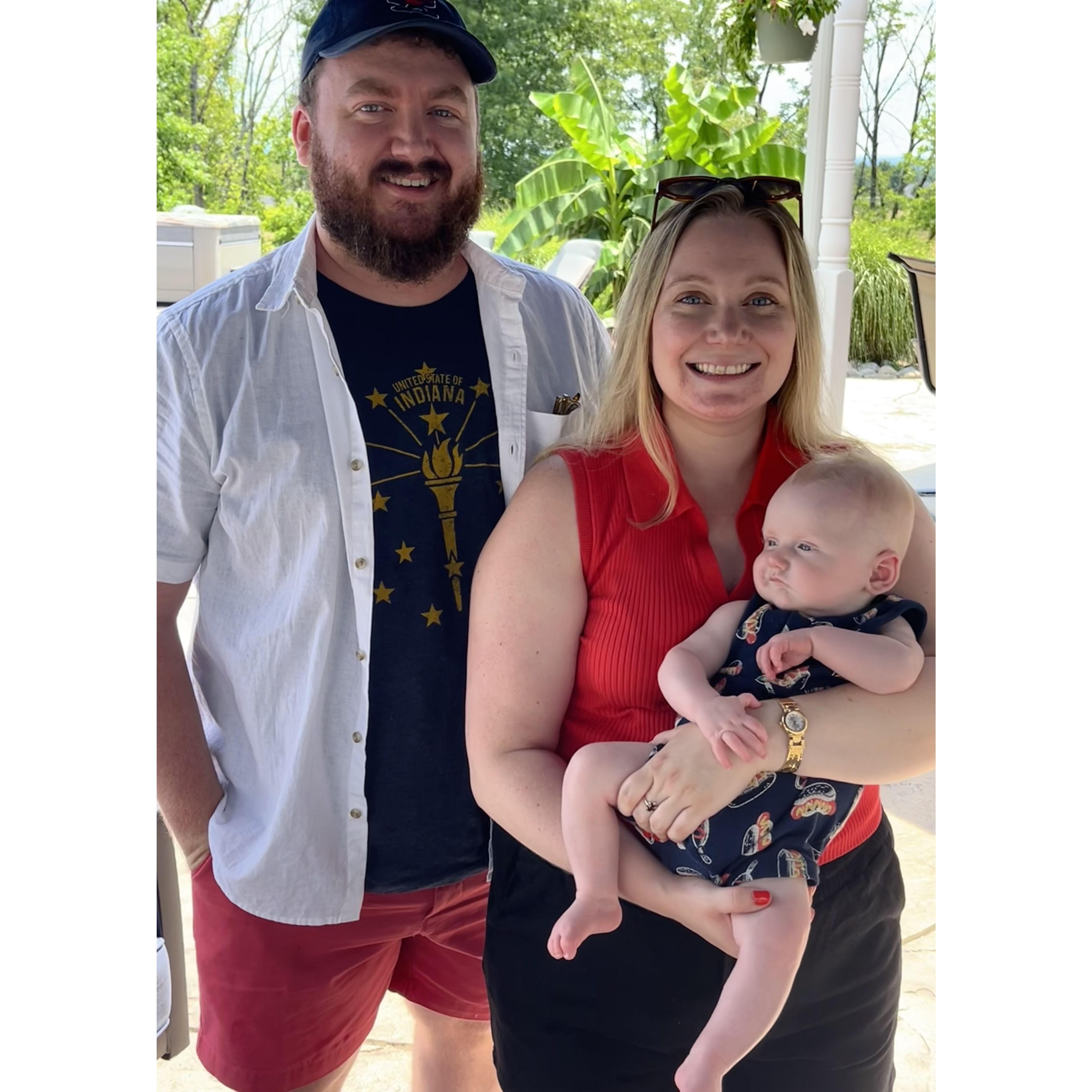 Ozzie's first Fourth of July. Pottstown, PA. July 2024.