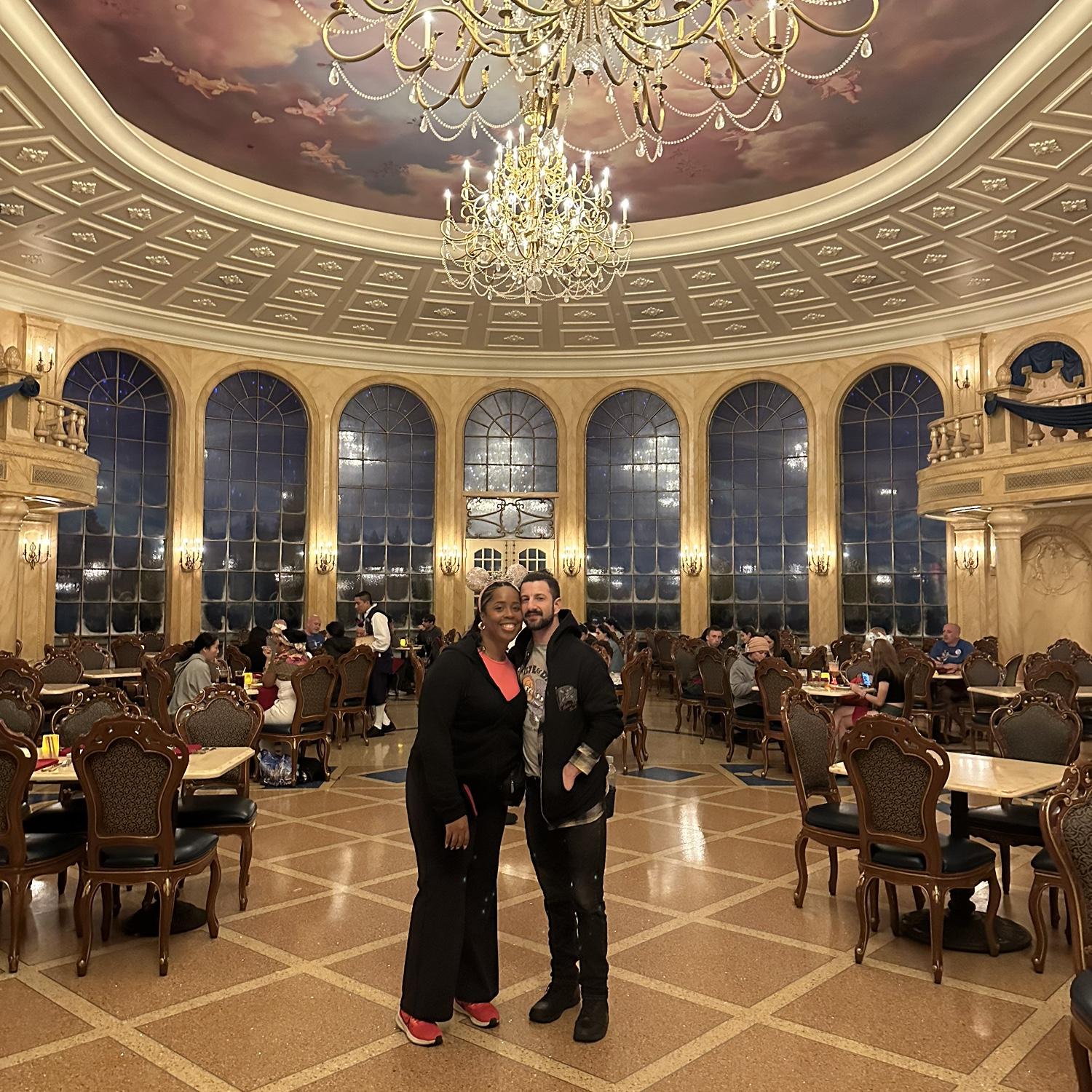 Us at Beast’s Castle at Disney World-2024