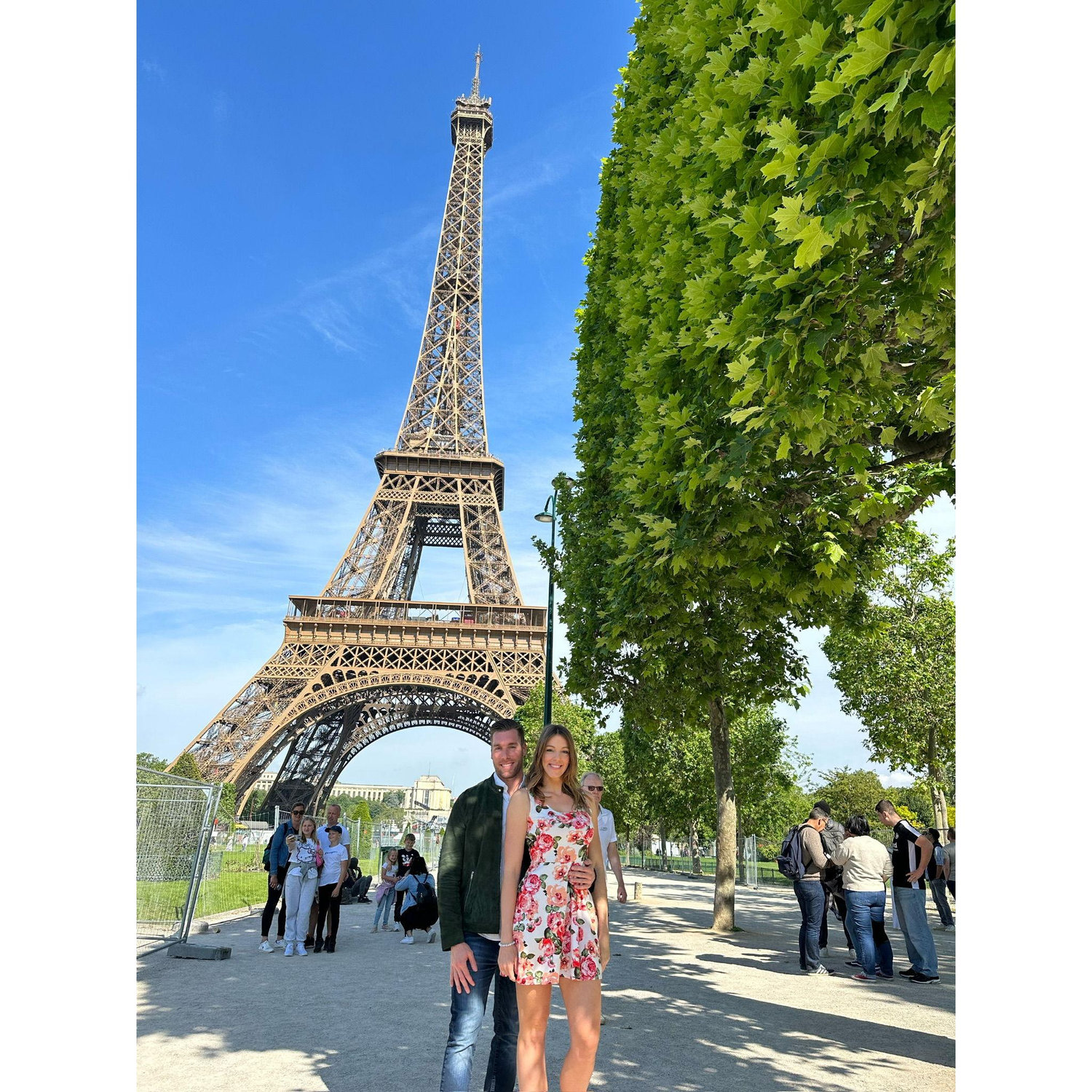 Next stop: Paris, the city of love, where Ricky surprised Katharina with a romantic dinner in the Eiffel Tower