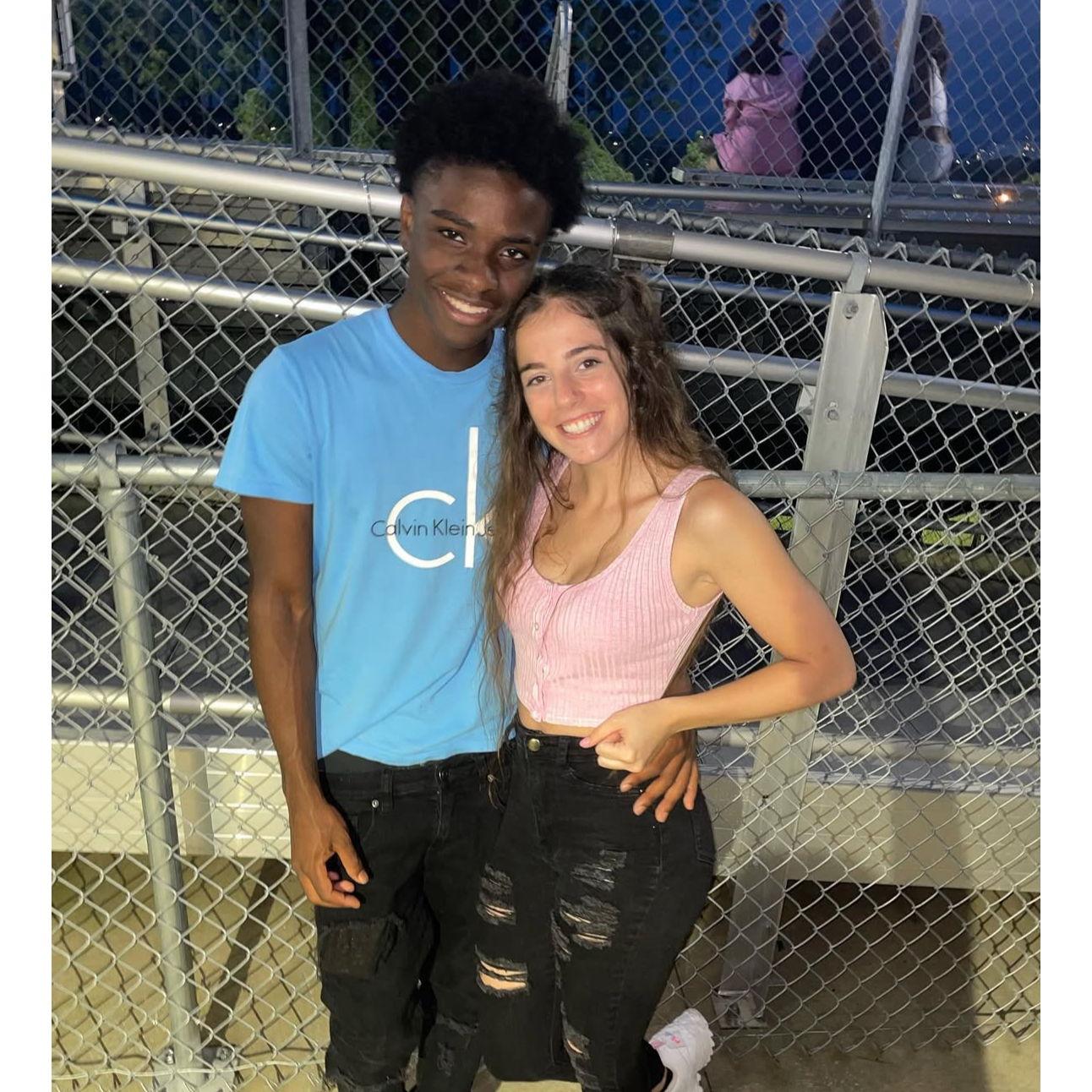 Our first photo together as boyfriend girlfriend