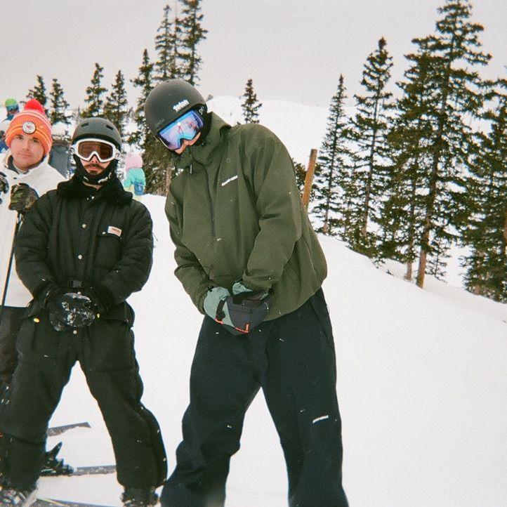 Ski trip with lots of friends including Dallas' best man, Kale and groomsman, Tyler