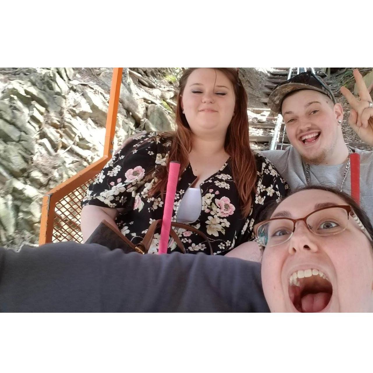 Such an awkward photo, but it fits us as a friend group. Chris managed to stay off screen while Robert and Candace weren't so lucky.