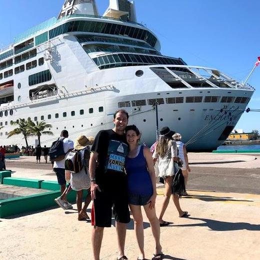 Our first vacation together - Miami to Nassau - April 2017