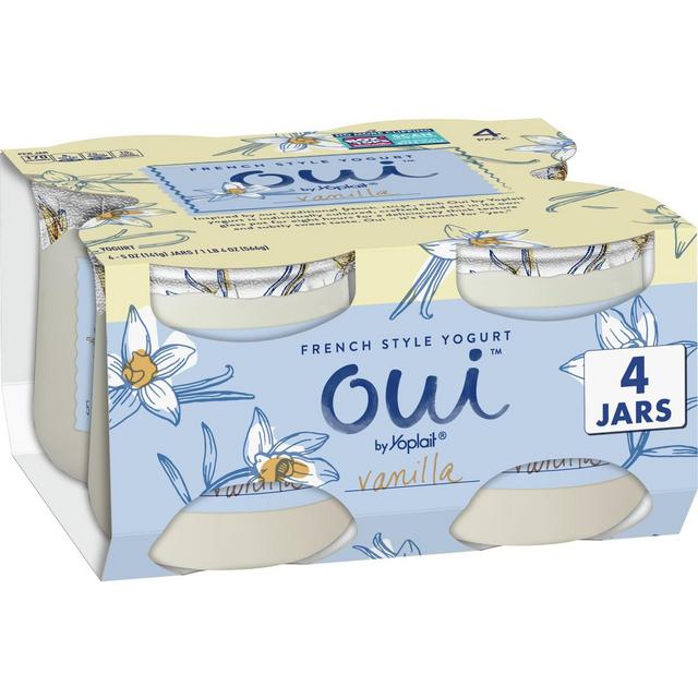 Oui by Yoplait Vanilla Flavored French Style Yogurt - 4ct/5oz Jars
