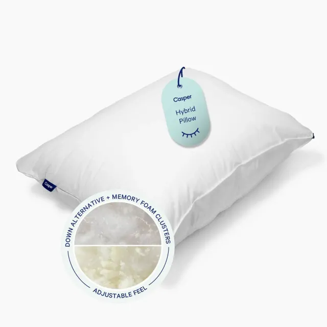 Casper Sleep King Medium Essential Adjustable Pillow