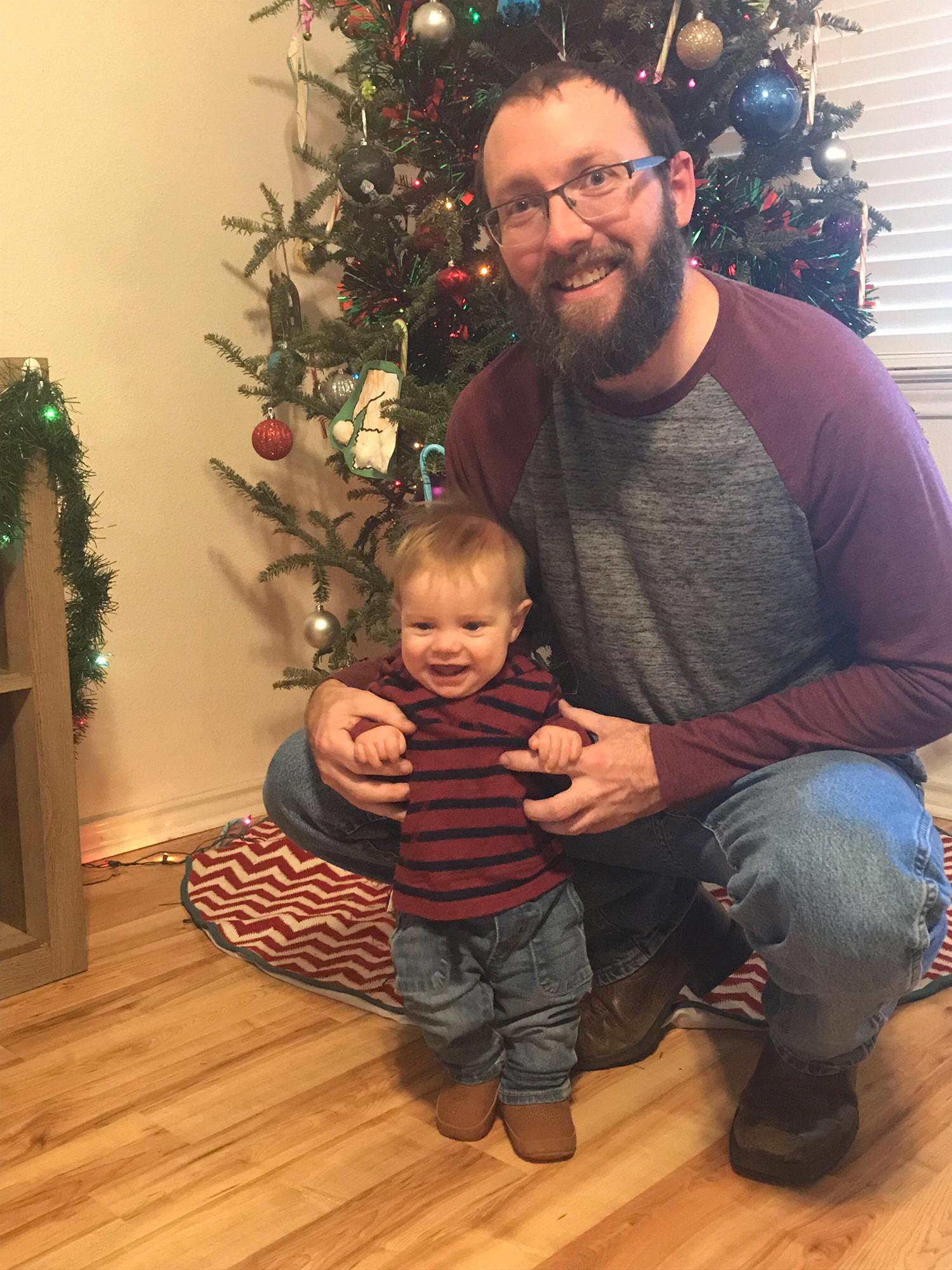 Michael and our son Jackson (12.18)