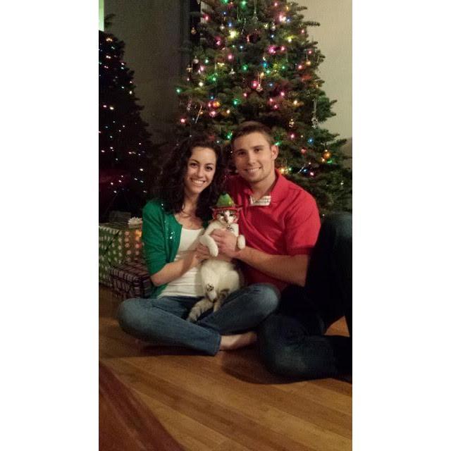 Our first Christmas with Boomer in 2013