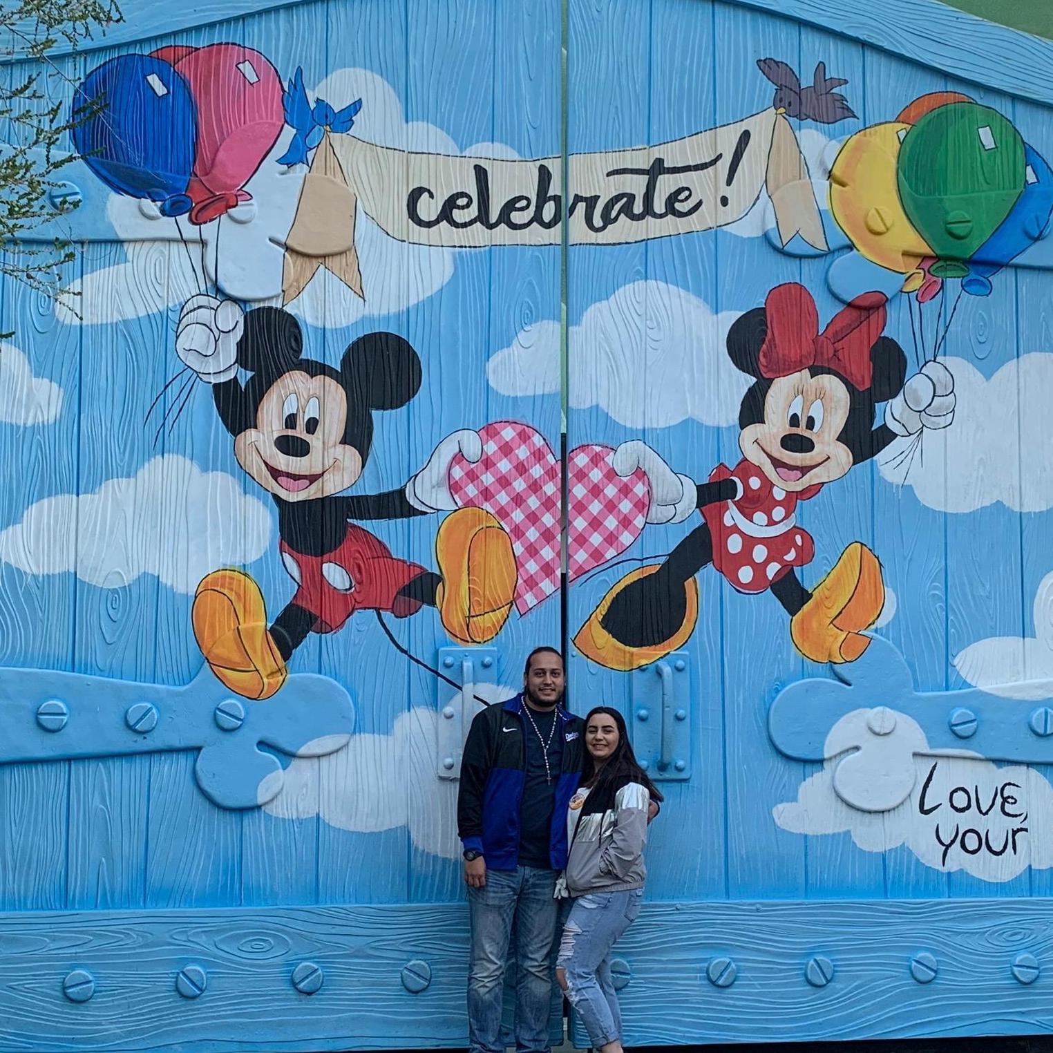 Our first trip to Disneyland together