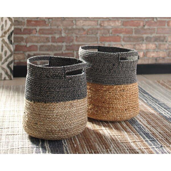 Wicker Baskets- Set of 2