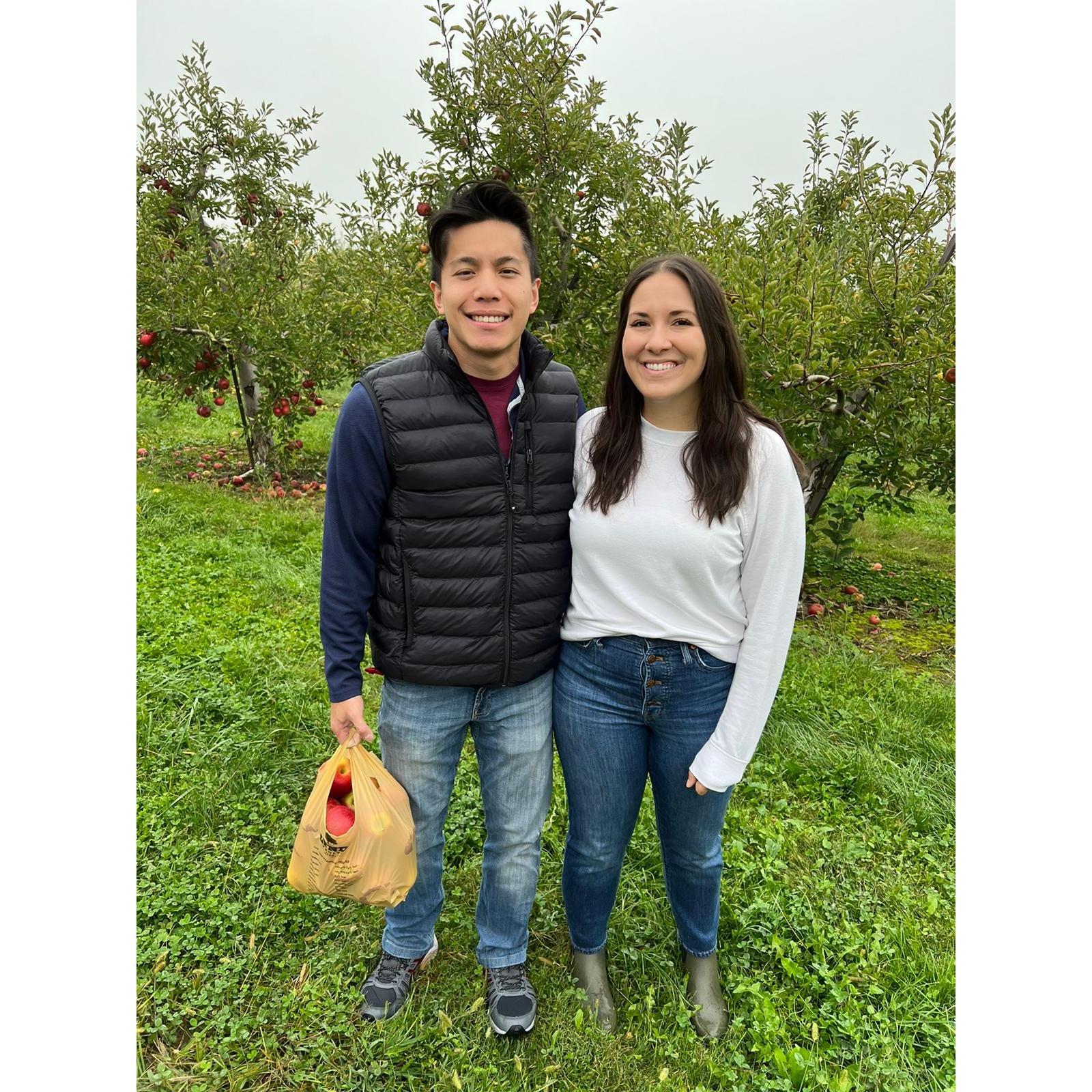 Our annual tradition of apple picking!