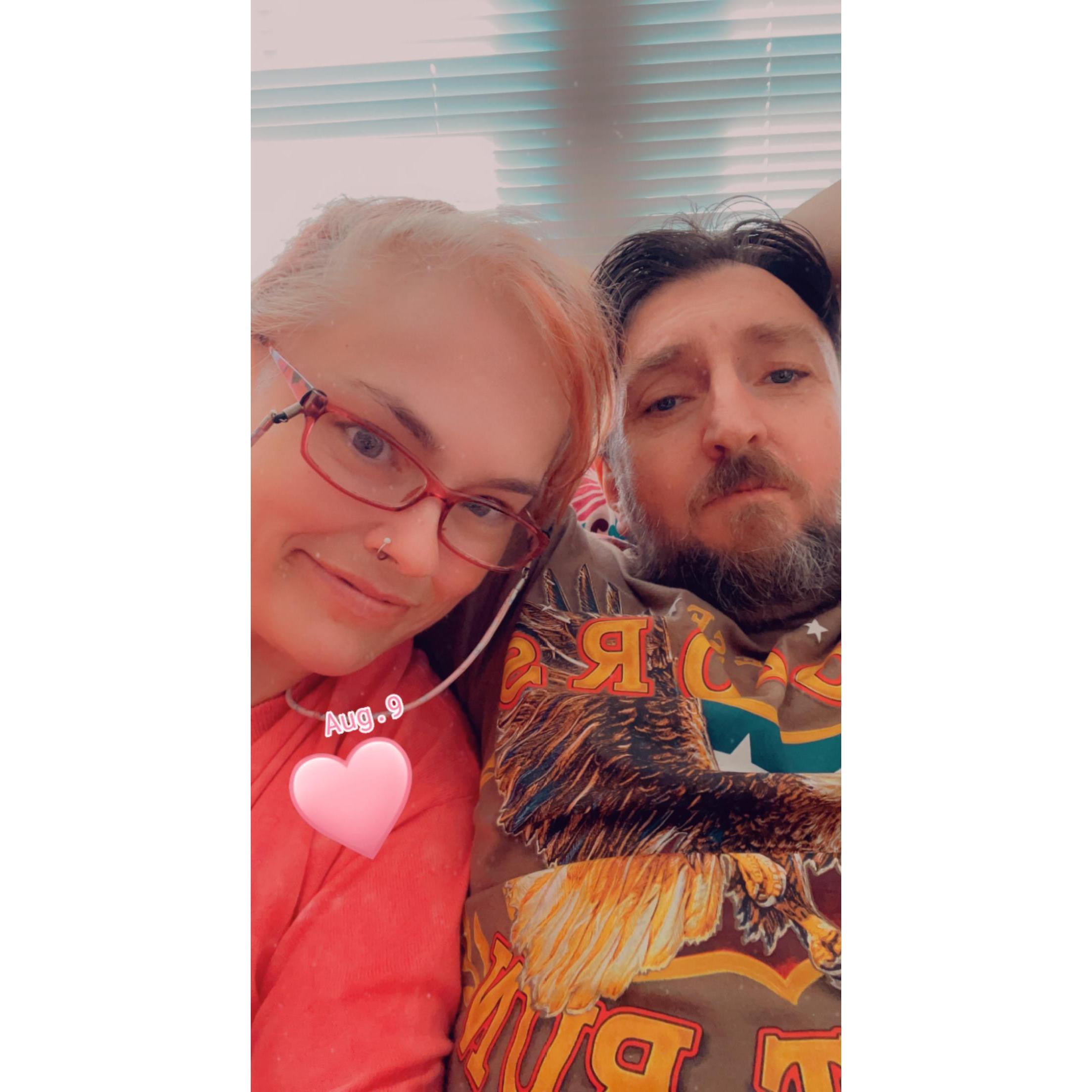 Just hanging together at home!