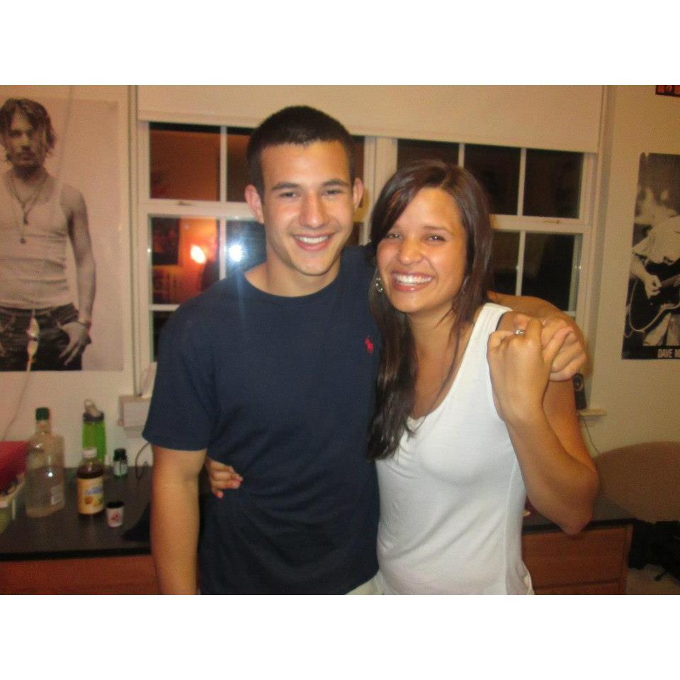 Baby Leah and baby Teddy over 10 years ago at Uconn
