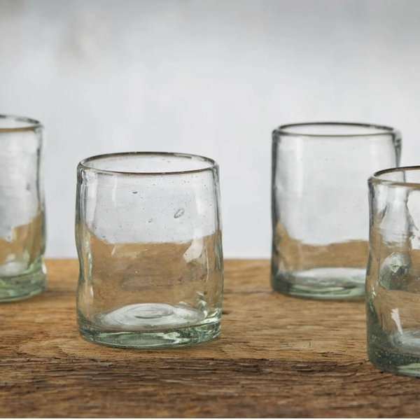 Arhaus Organic Double Old-Fashioned Glass (Set of 4)