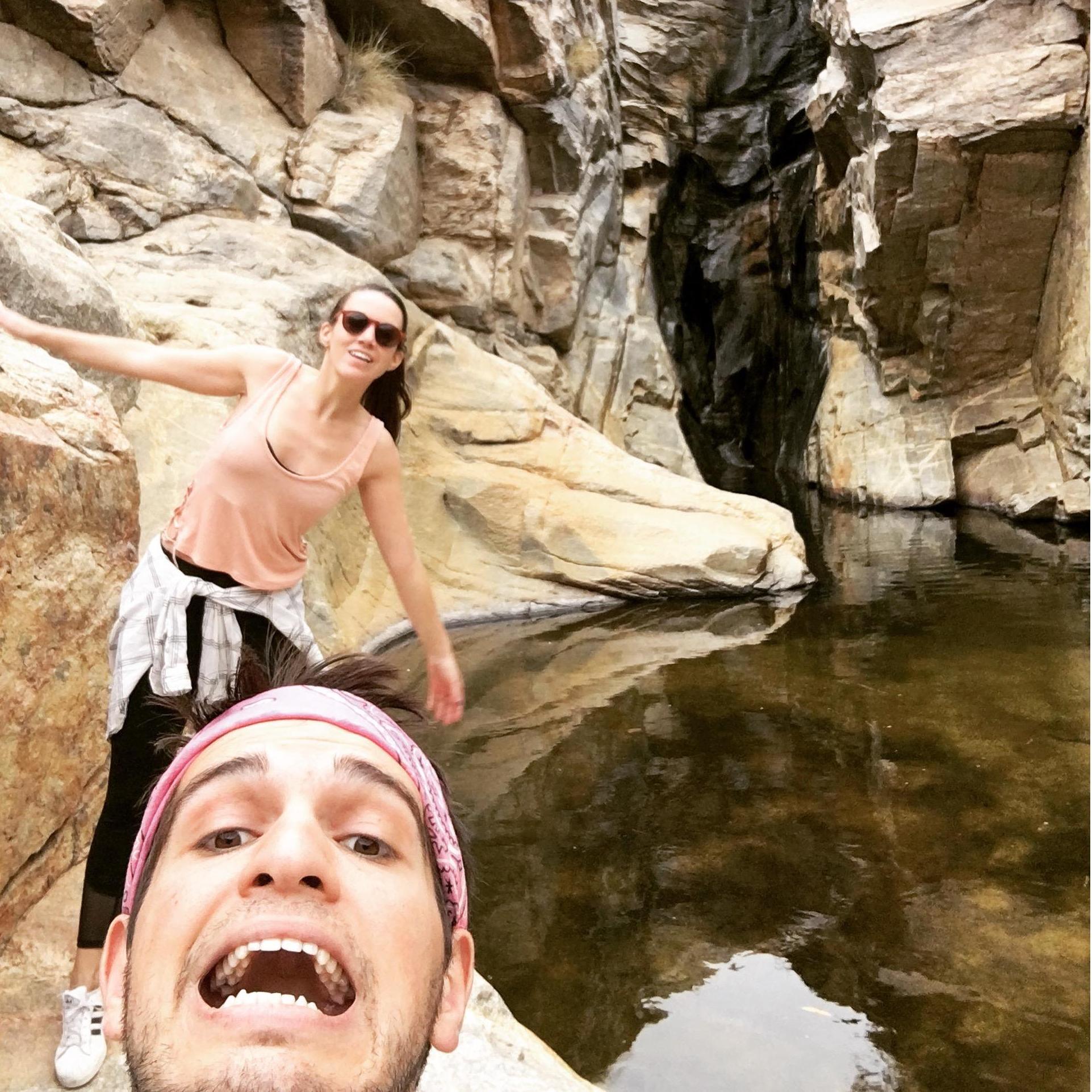 Hiking in Tuscson, AZ.