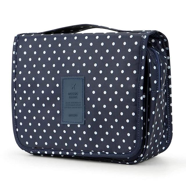 Mossio Hanging Toiletry Bag - Large Cosmetic Makeup Travel Organizer for Men & Women with Sturdy Hook
