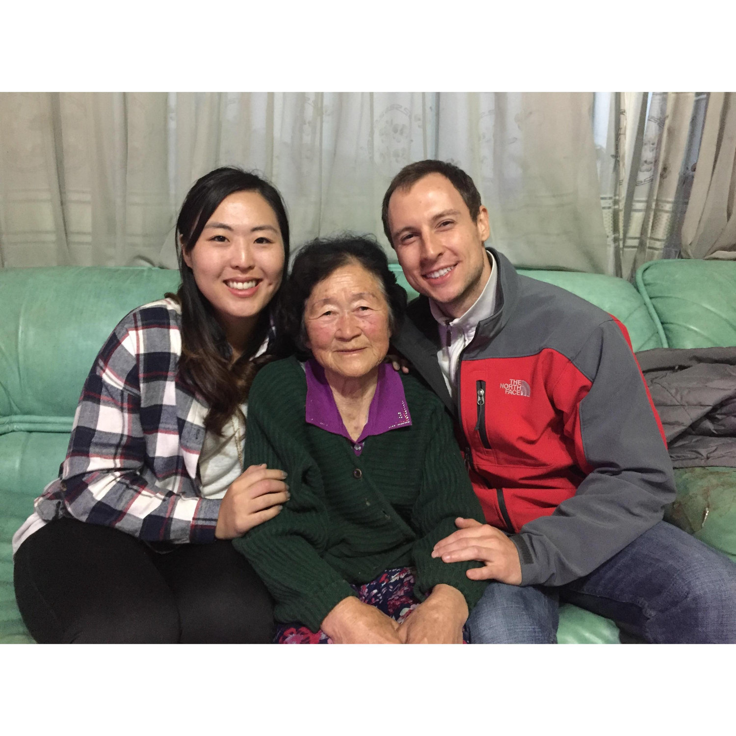 With Ashley’s grandma in Korea