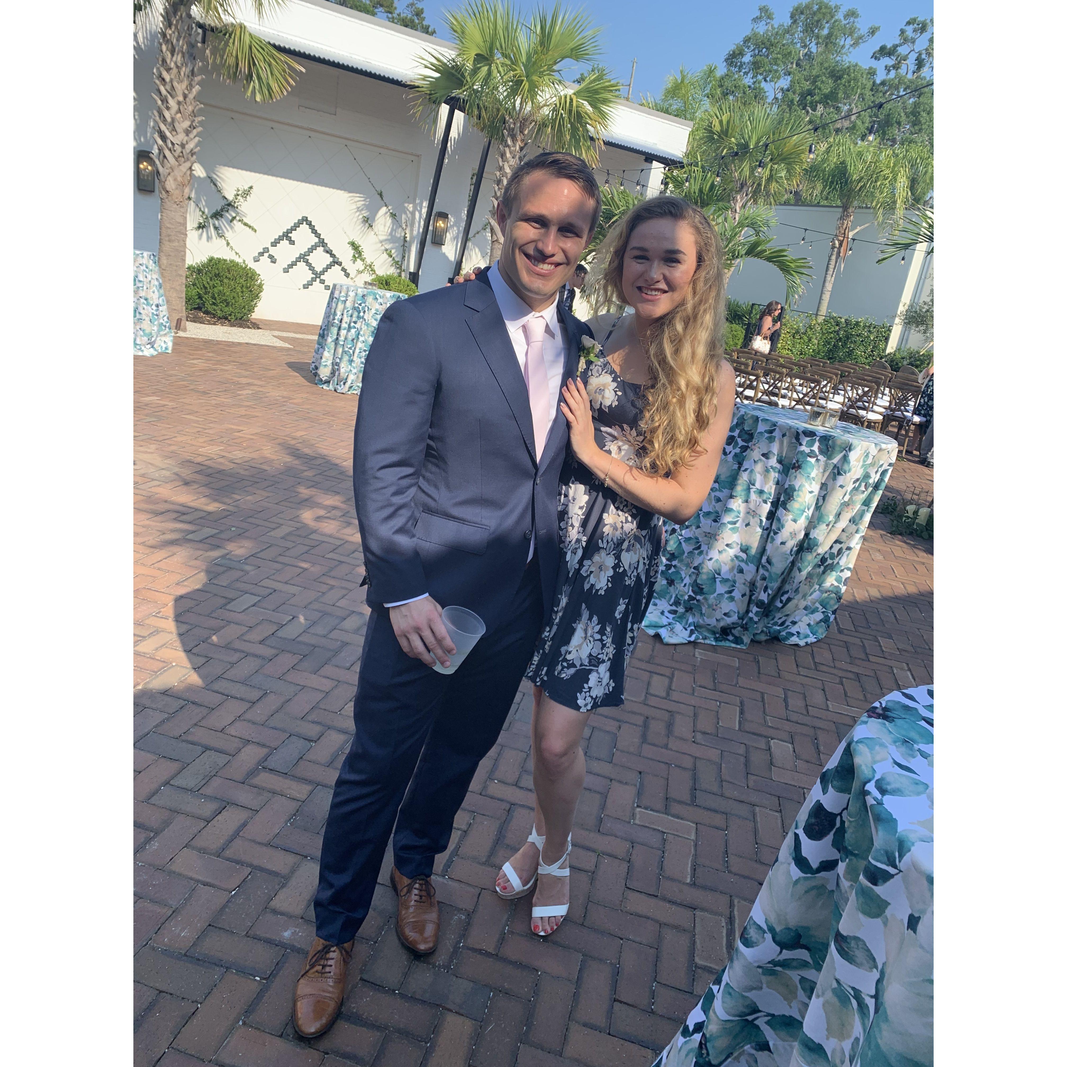 Chris as Best Man at his Best Man's wedding!