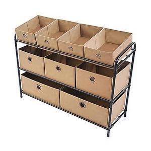 Bintopia 3-Tier Storage Organizer in Tan