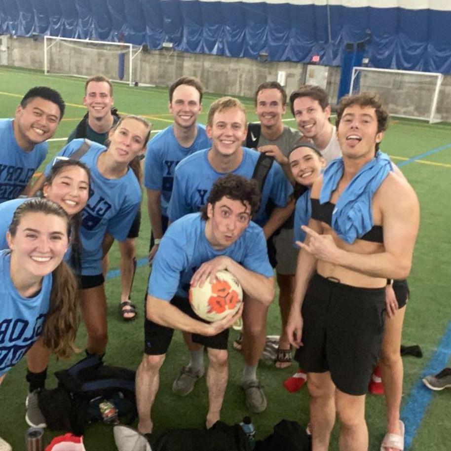 The co-ed soccer team we met on! Shout out to Will, Sage, and Brian (all in wedding party)