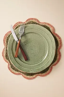 Handwoven Garden Party Placemat