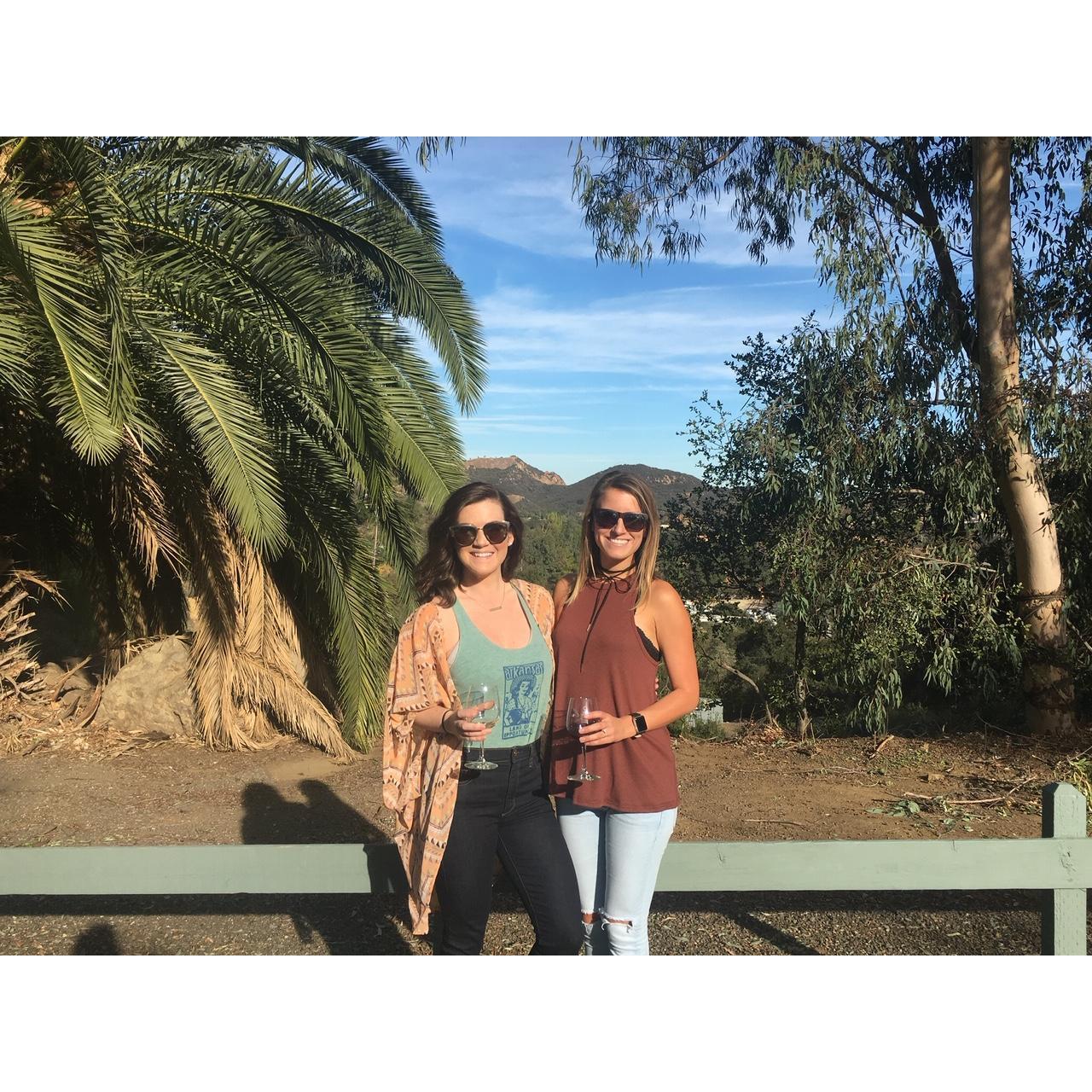 In California with with California girl- Chelsey