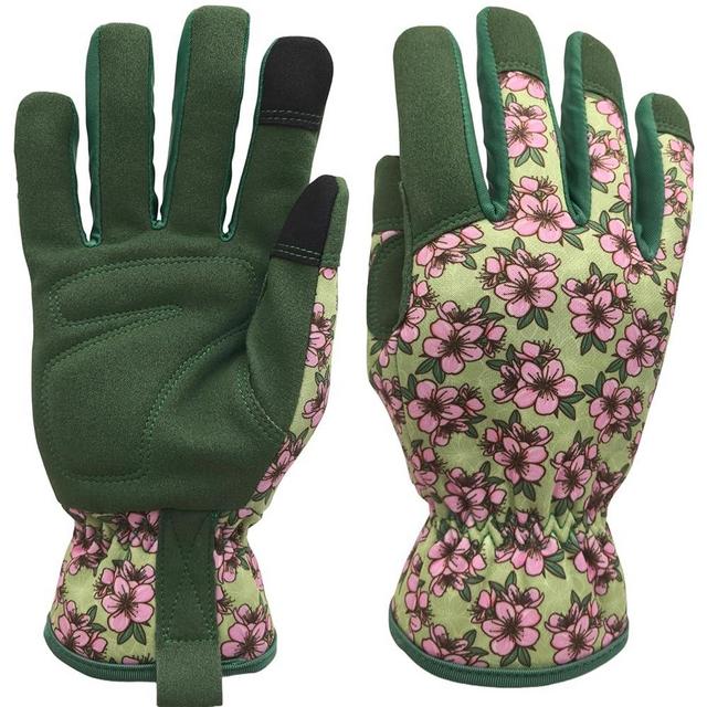 MSUPSAV Thorn Proof&Puncture Resistant Gardening Gloves with Grip,Garden Glove for Women, Leather Yard Work Gifts