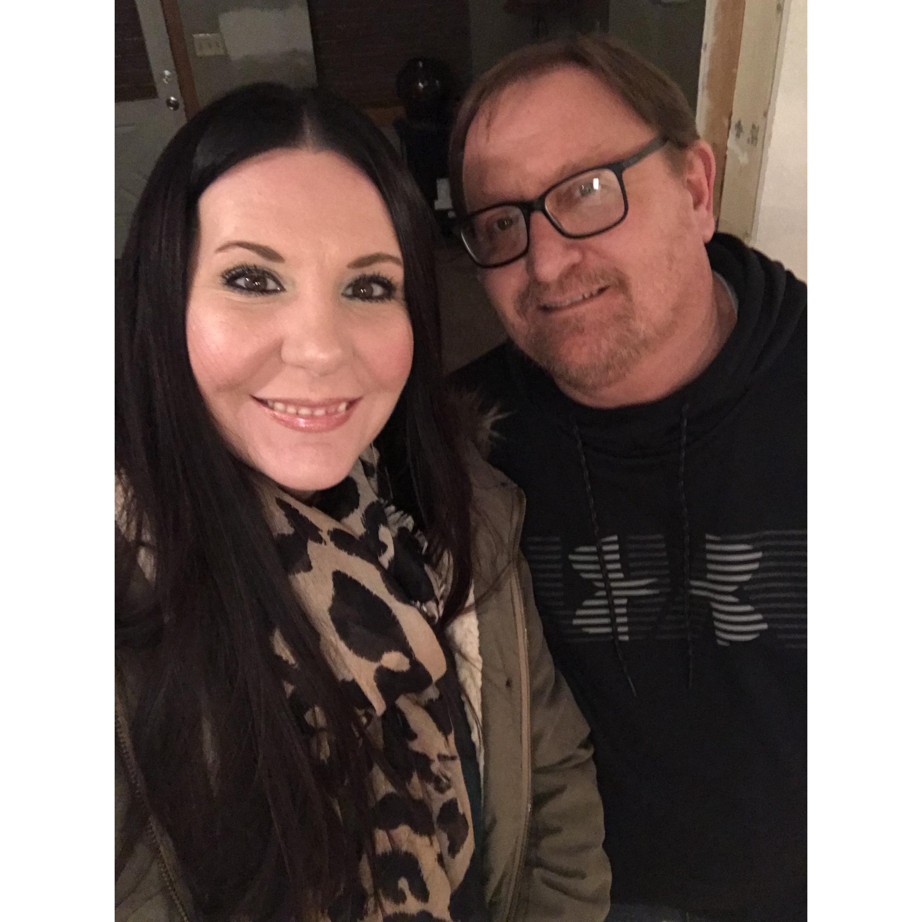 We were working on our new house & getting ready to move in