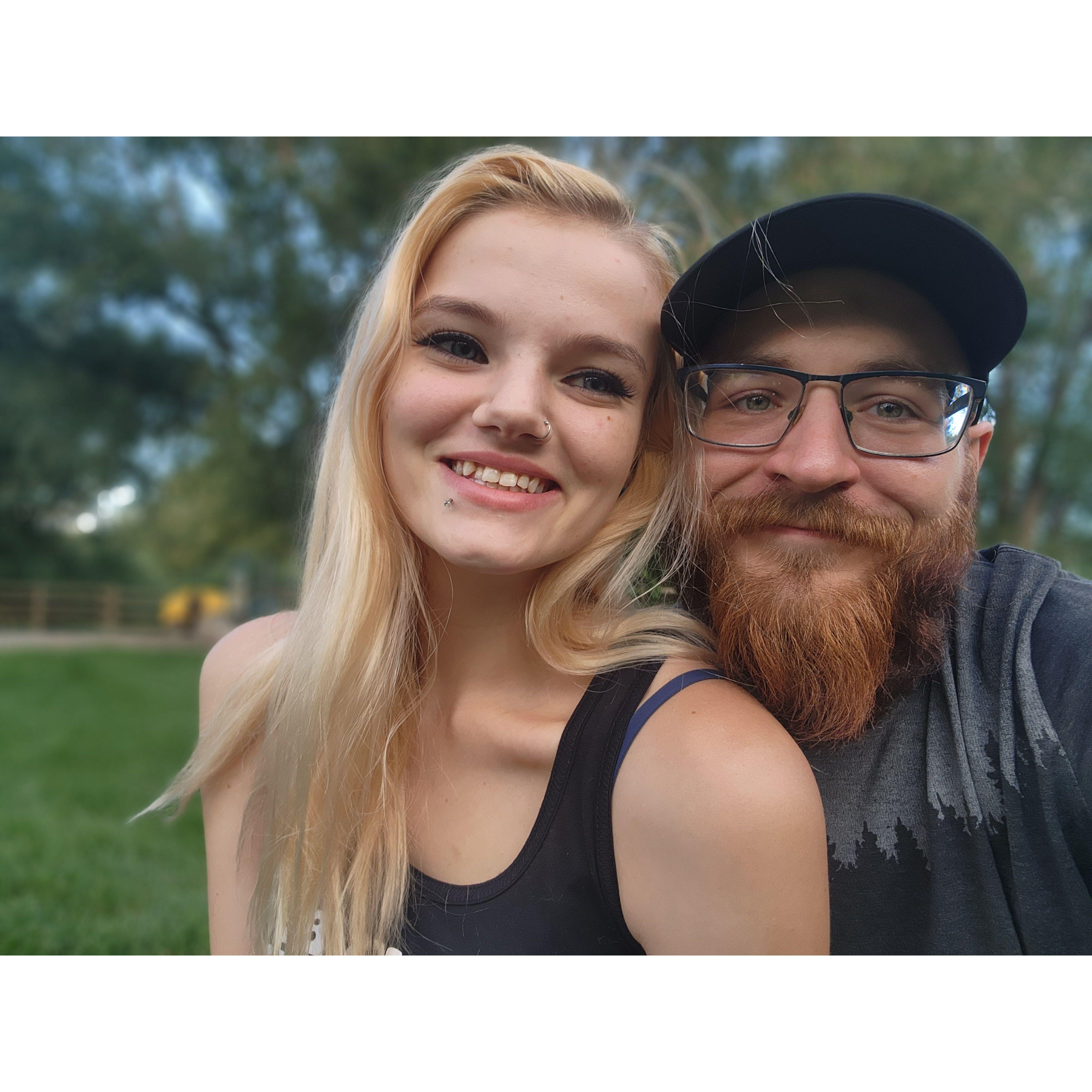 The first time we went to the county fair