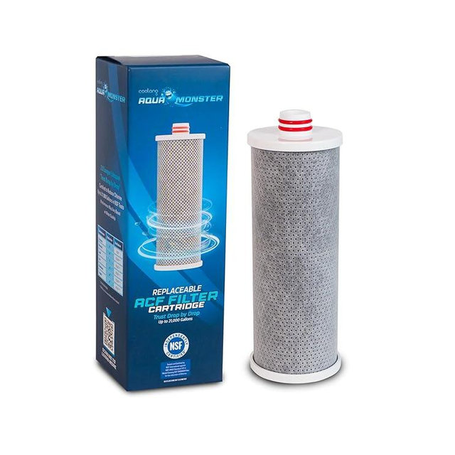 Coolang ACF Shower Filter Replacement Cartridge | Long-Lasting Chlorine & Impurity Removal | NSF-Certified | Easy Installation
