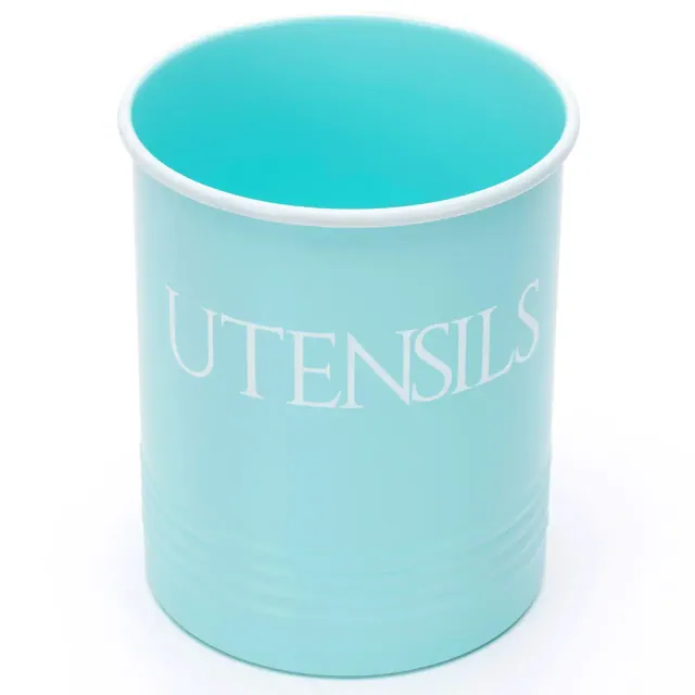 Outshine Co Large Kitchen Utensil Holder and Farmhouse Decor, Mint