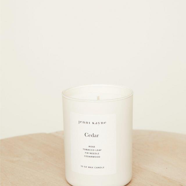 Cedar Glass Candle