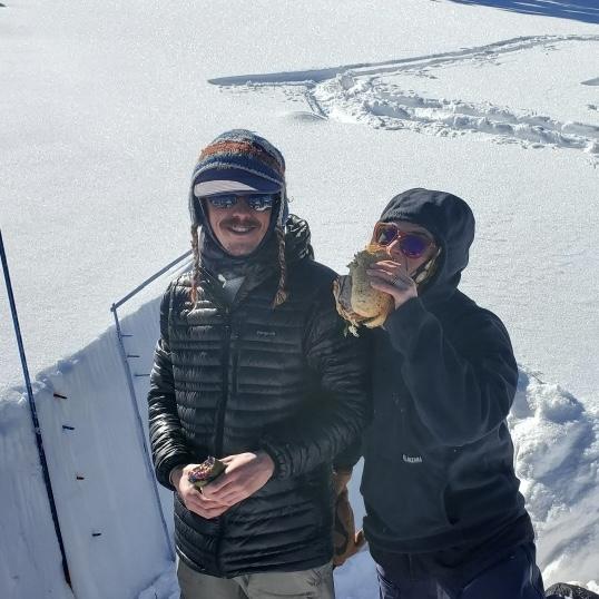 Nothing like a mid snow pit sammie!