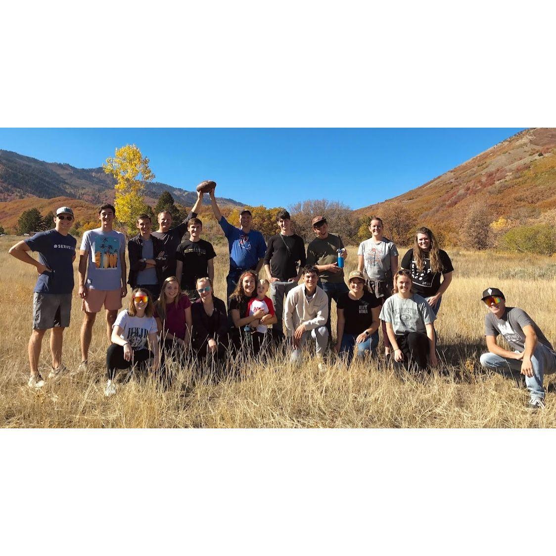 Oct 2021. Group photo at Cru Fall Retreat.