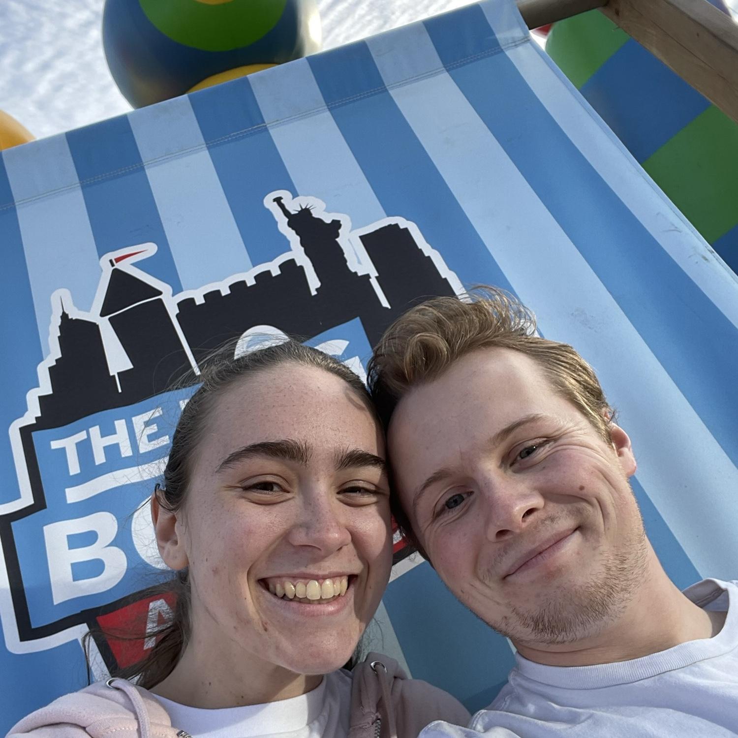 Kristen and Sean went to the Biggest Bounce House in America when it came to Jacksonville Florida. They had a BLAST!