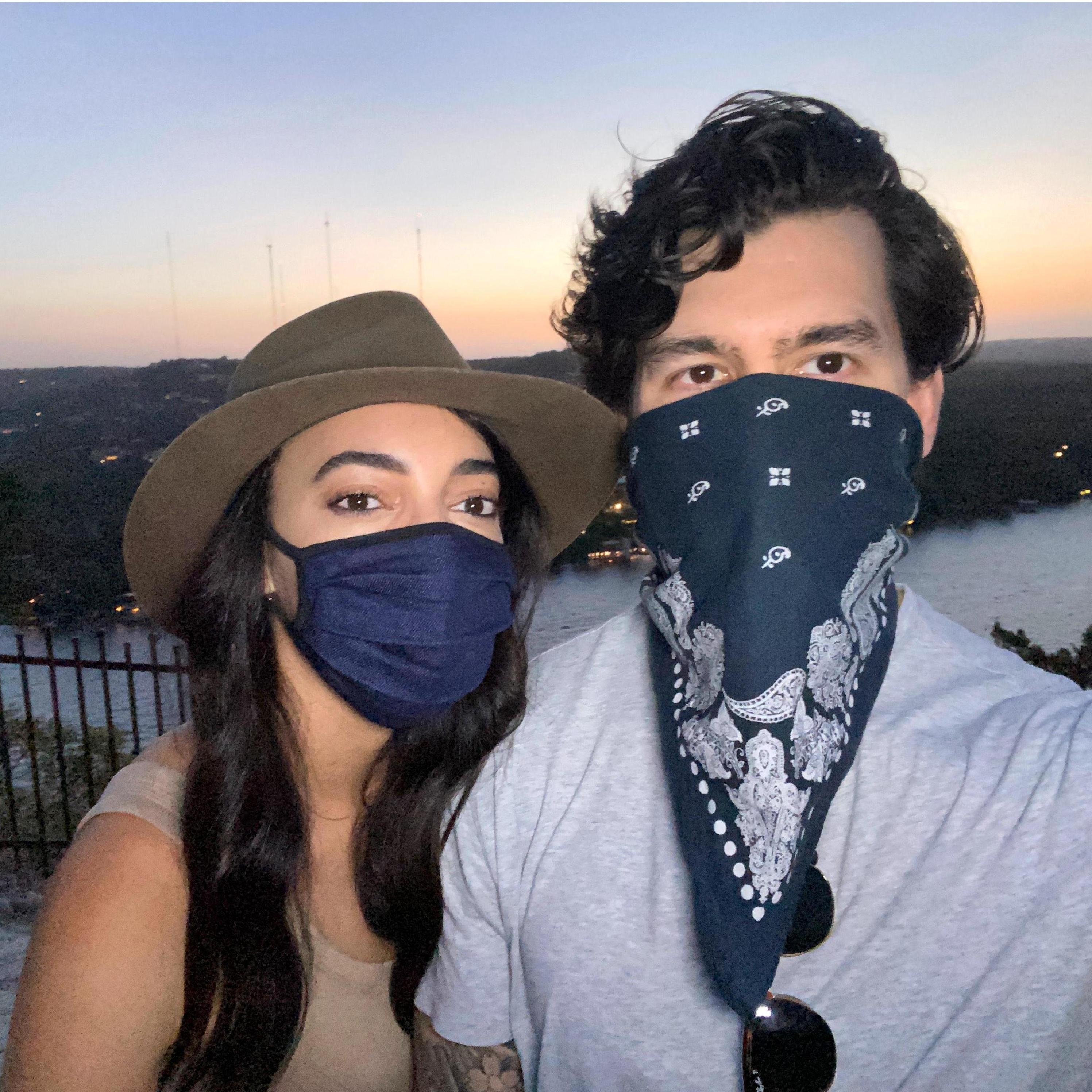 Peak pandemic, July 2020. Hoping to see comet neowise over Mount Bonnell.