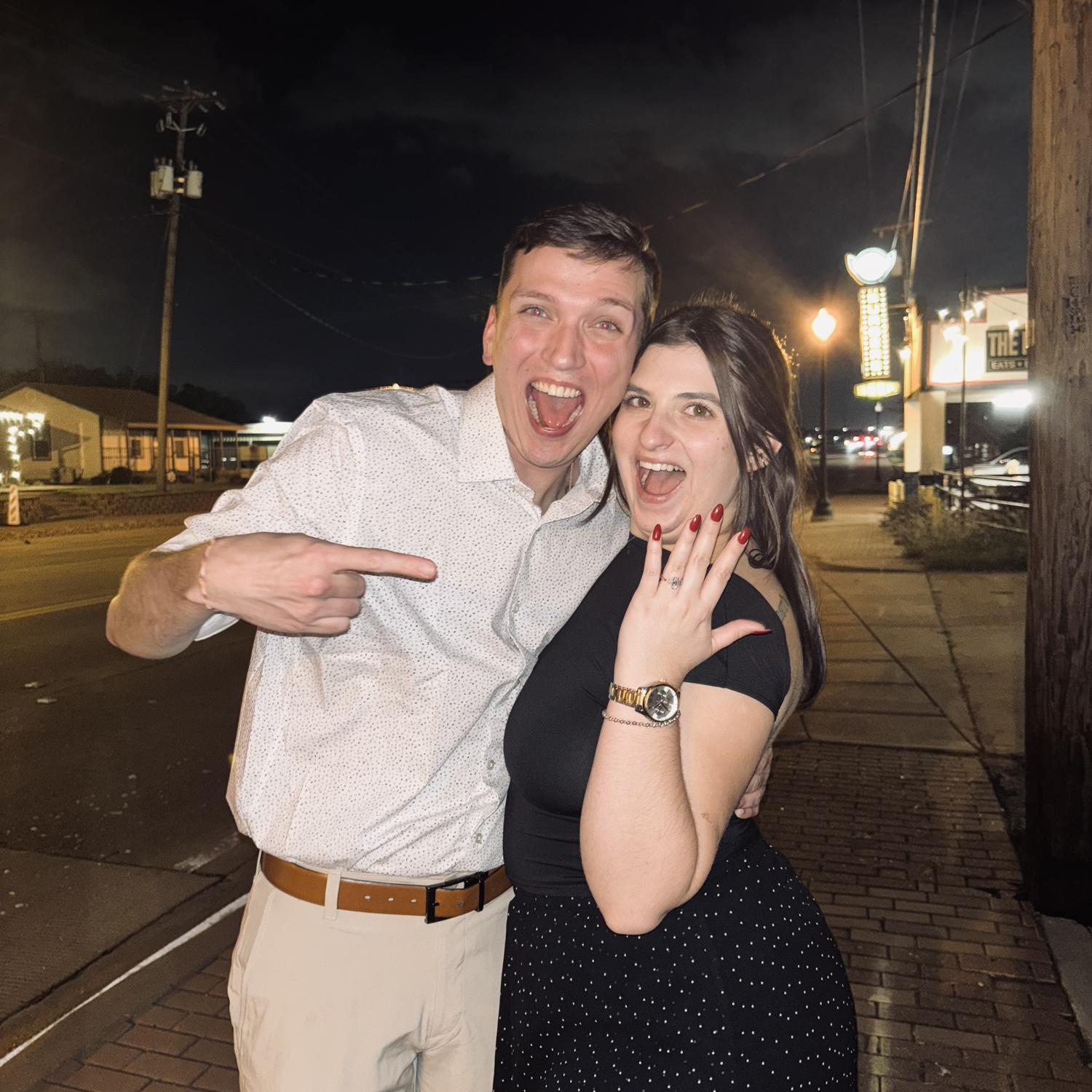 The Night We Got Engaged!
