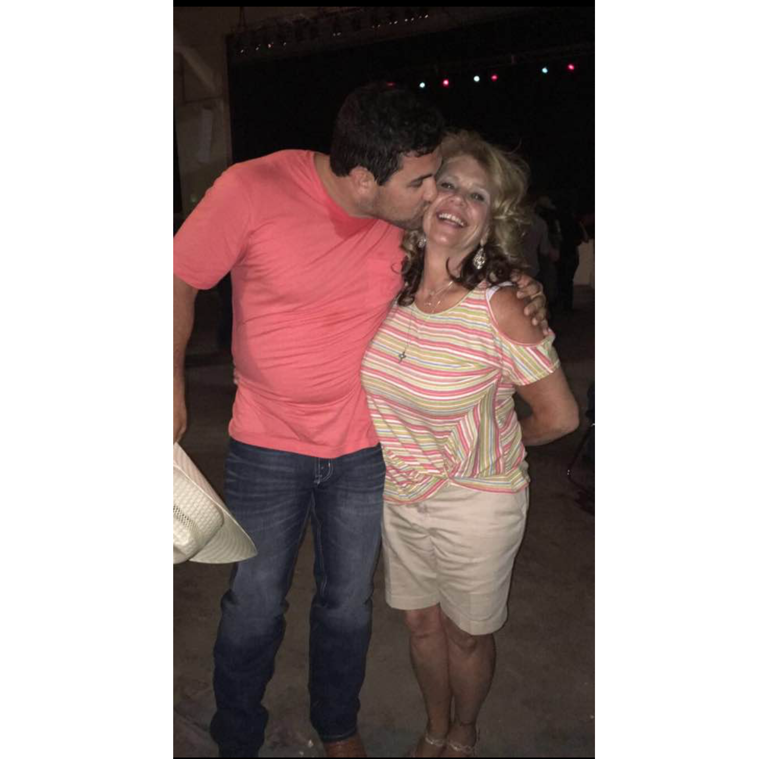 Dancing the night away with mom!
