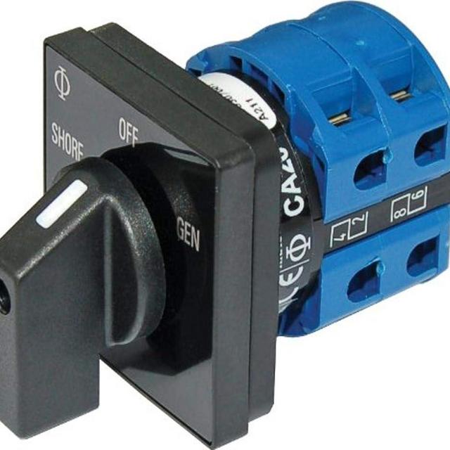 Blue Sea Systems 9009 AC Rotary Switch - OFF + 2 Positions 120V AC 30A