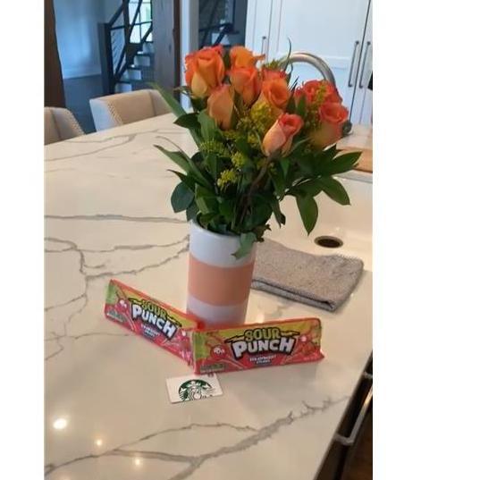 ...he also would be asking her to be his girlfriend! Paired with flowers, her favorite candy, and of course, a Starbucks gift card. 8.11.21.
