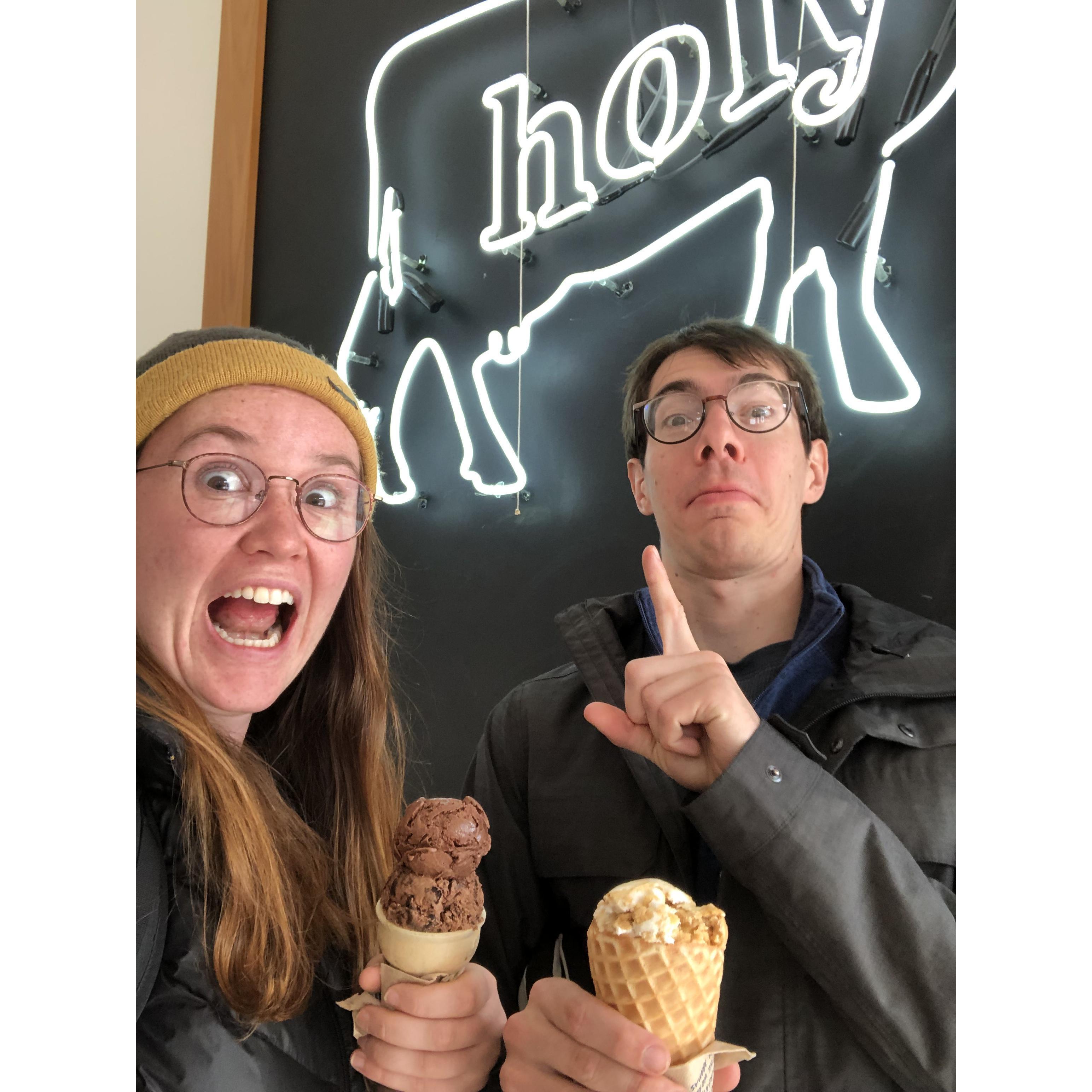 Holy Cow! It's ice cream!