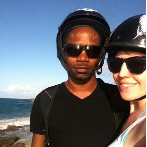 On a vespa in Vieques, Puerto Rico