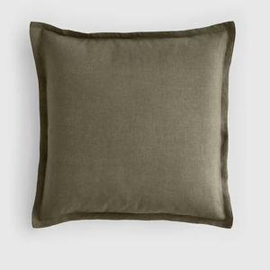 European Linen Euro Sham - Euro (Dusty Olive)