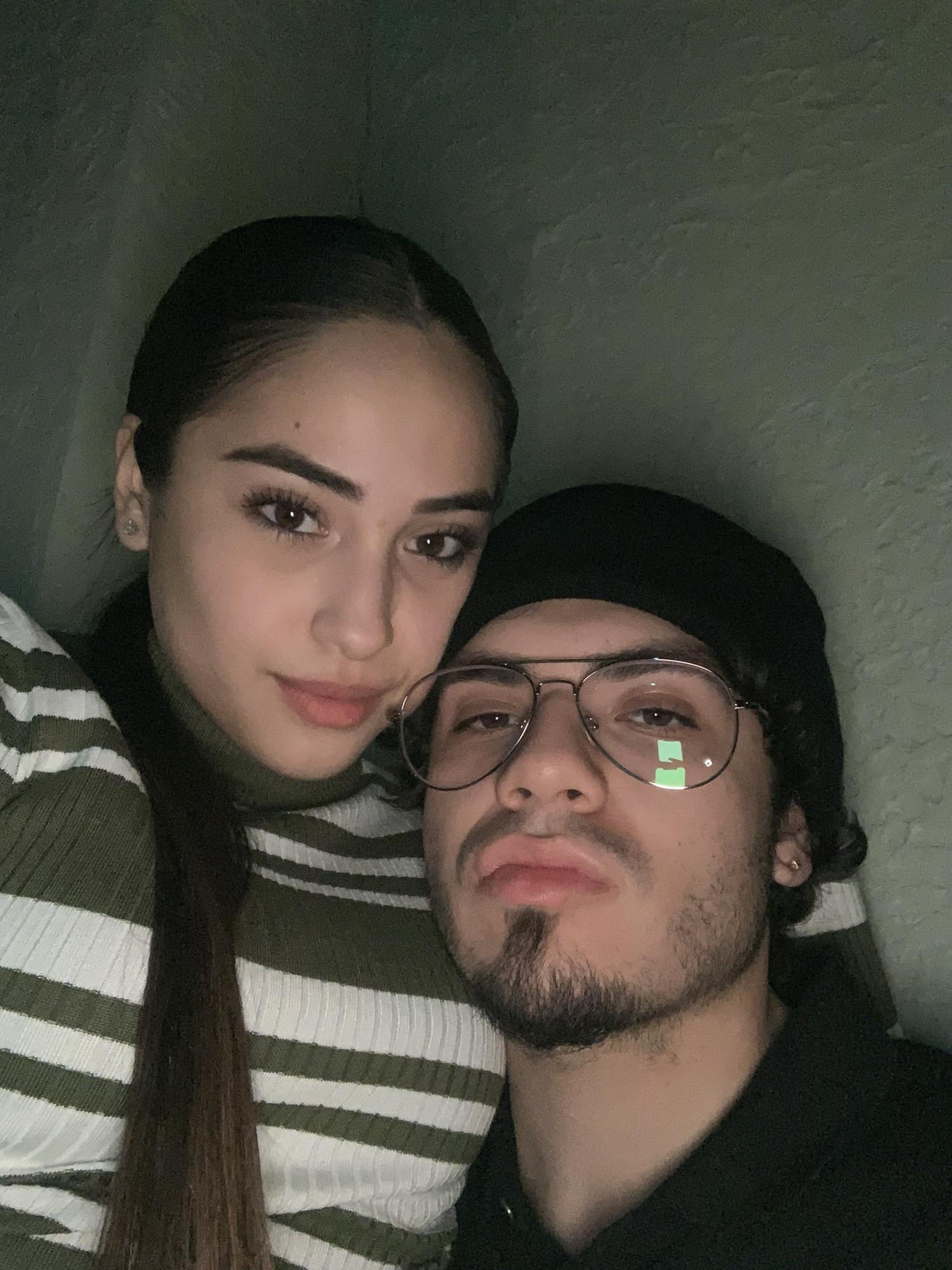 In downtown Seattle on our first month of dating🌃