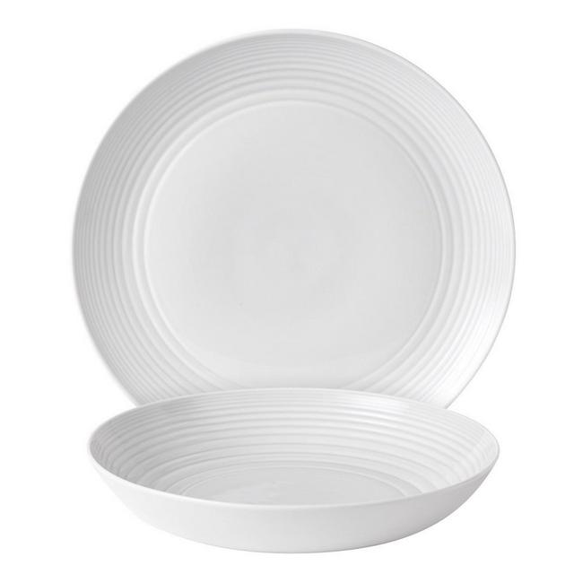 Royal Doulton Exclusively for Gordon Ramsay Maze White 2-Piece Serving Set